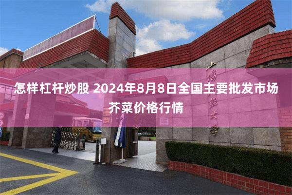 怎样杠杆炒股 2024年8月8日全国主要批发市场芥菜价格行情