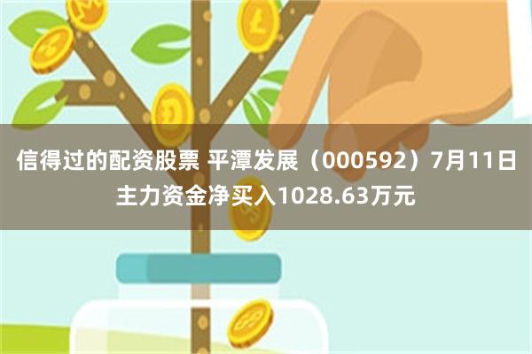 信得过的配资股票 平潭发展（000592）7月11日主力资金净买入1028.63万元