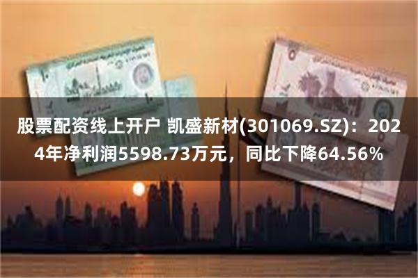 股票配资线上开户 凯盛新材(301069.SZ)：2024年净利润5598.73万元，同比下降64.56%